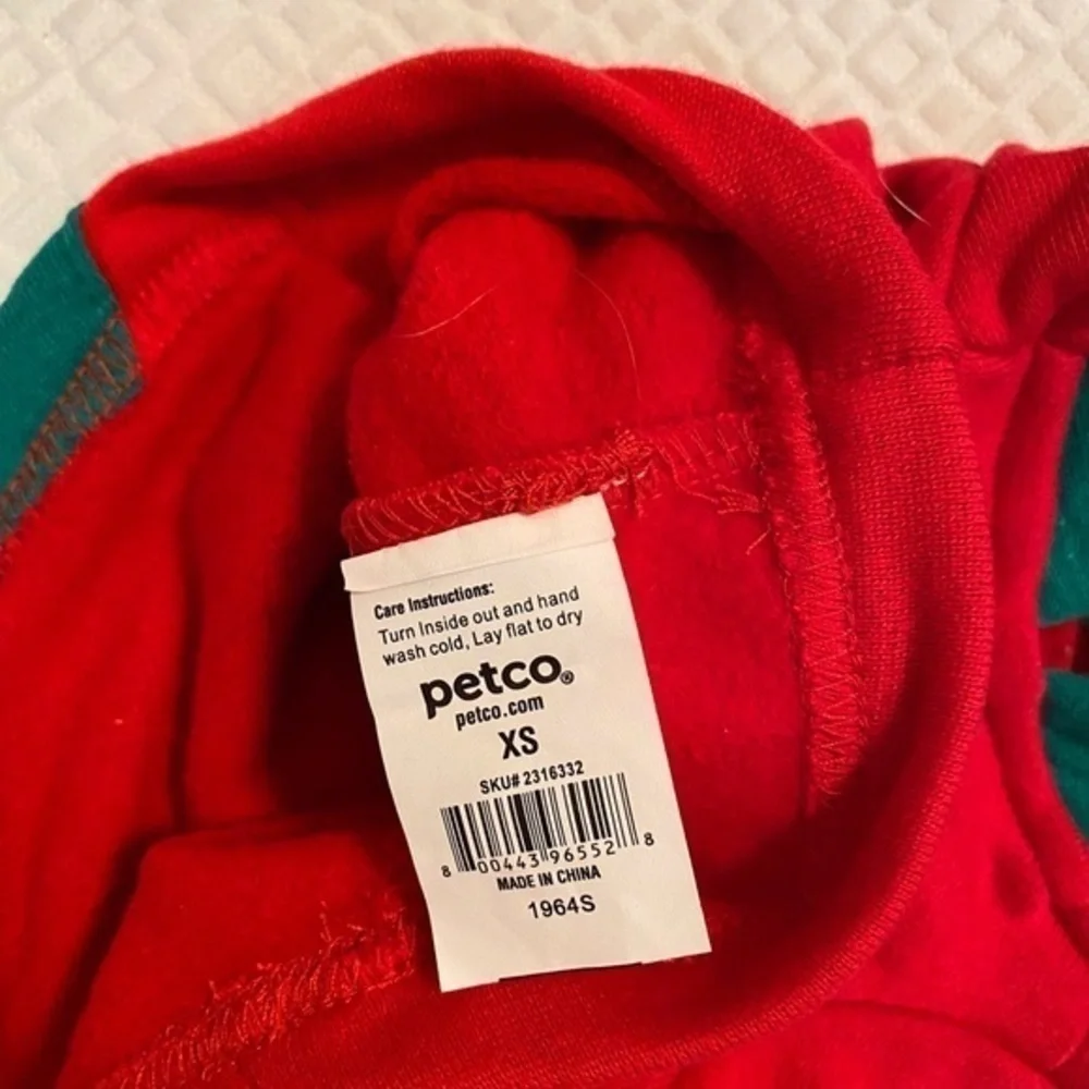Pets Petco Reindeer hoodie shirt Size XSMALL